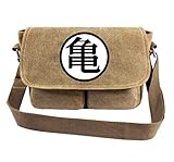 WANHONGYUE Dragon Ball Anime Kleine Umhängetaschen Leinwand Kuriertasche Mini Schultertasche Messenger Bag Geldbörse 1