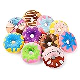 Toozey Katzenspielzeug Donuts/Fisch mit Katzenminze, Katzenminze Donuts 6 / 10pcs FüR Katze Zum BeißEn, Spielen, Kauen Und T