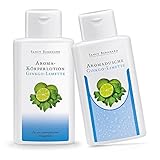 Sanct Bernhard Aroma-Set: Aromadusche Ginkgo-Limette, Körperlotion Ginkgo-Limette 500