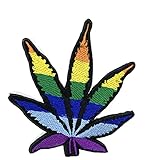 Aufnäher mit Marihuana-Motiv, 8,3