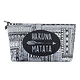 Rosennie Damen Buchstaben Kosmetiktasche Kulturtasche Kulturbeutel Waschbeutel Waschtasche Reißverschluss Geldbörse Kartenhalter Handtasche Mode Blumen Floral Kosmetische Schminktasche(I)