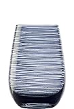 Stölzle Lausitz Gläser Twister 465 ml Rauchgrau I Trinkgläser 6er Set I Gläser-Set spülmaschinenfest I hohe Bruchresistenz I Universalgläser als Wassergläser & Saftgläser & Longdrinkg