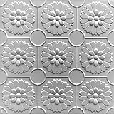 16 Stück Wandpaneele Wanddeko Wandverkleidung Deckenpaneele Platten Paneele Wandtattoos Polystyrol XPS (4qm) (0877)