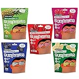 Leckere Gefriergetrocknete Beeren 60 g ( 4x11 g 1x16 g) 5 Snackbeutel – Erdbeeren, Himbeeren, Ananas, Blaubeeren & Äpfel – Ohne Zuckerzusatz, 100% Natürlicher Fruchtsnack für Kinder & Erw