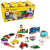 LEGO 10696 Classic Mittelgroße Bausteine-Box, Bausteine mit Aufbewahrungsbox für Kinder, Geschenk für Jungen und Mädchen ab 4 J