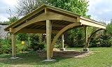 Jardinion Carport Revelatio Double Dach Rot 589 x 589 x 325cm,