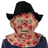 KCCCC Halloween-Maske Halloween gruselige Maske Horror Zombie-Maske Cosplay-Kostüm for Erwachsene für Erwachsene (Color : Photo Color, Größe : M)