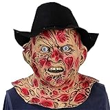 KCCCC Halloween-Maske Halloween gruselige Maske Horror Zombie-Maske Cosplay-Kostüm for Erwachsene für Erwachsene (Color : Photo Color, Größe : M)