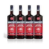 Ramazzotti Amaro Kräuterlikör 4er Set, Schnaps, Spirituose, Italienischer Likör, Alkohol, Flasche, 30%, 4 x 1.5 L