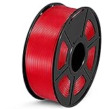 Queta PLA Filament 1.75mm, 3D Drucker Filament für 3D Printer, 1，75mm PLA Filament, 1kg Spule (Rot)