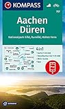 KOMPASS Wanderkarte Aachen, Düren, Nationalpark Eifel, Rureifel, Hohes Venn: 4in1 Wanderkarte 1:50000 mit Aktiv Guide und Detailkarten inklusive Karte ... (KOMPASS-Wanderkarten, Band 757)