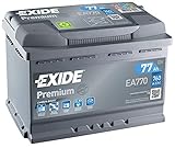 Exide EA 770 Premium Carbon Boost Starterb