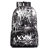 Huacaiyu for Rapper Xxxtentacion Rucksack für Herren Damen 20L Kapazität Unisex Hip-hop Leinwand Student Fashion Daypack Schultasche für Army