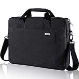 Voova Laptoptasche 14 15 15.6 Zoll Notebook Tasche Laptop Bag 30% mehr Kapazität Abnehmbarer mit Schultergurt Wasserdicht Schultertasche Hülle Business Aktentasche Notebooktasche für Herren/D