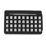 YYRL 36Pcs Stahl Nummer Buchstaben Stempeln-DIY Stanzen Lederwerkzeug für Lederhandwerksdruck(3mm)