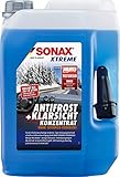 SONAX XTREME AntiFrost+KlarSicht Konzentrat (5 Liter) ergibt bis zu 15 Liter Winter-Scheibenwaschwasser, sofort mischbereit, schlierenfrei, Antikalk-Effekt | Art-Nr. 02325050