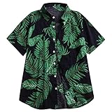 Zhiyao Herren Hemden Langarm/Kurzarm Männer Hemden Langarm/Kurzarm Herren Hemden Freizeithemden Businesshemd Musterhemd Anzug Hemd Strand Beilaufig Hawaii Hemd für den Reisen Urlaub