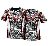 GOSUCPO Herren Hoodie Pullover T-Shirt Jacke V.ICT.OR-Y 3D Full Print Strickjacke Reißverschluss Unisex Casual Baseball Unisex Pullover Klassisches Sporttop Mantel/D/XXL