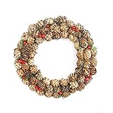 GANFANREN Frohe Weihnachten Kranz Neujahr Party Dekorationen Kreative Weihnachtskranz 7, 87' Weihnachts hängen Kranz Weihnachten Dek