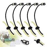 BUENTYA 5er Set Universal Kraftstoffleitung Rasenmäher Kraftstoffschlauch Benzinschlauch Kraftstoffleitung Schlauch Gas Öl Schlauch Benzinrohr Filter Assy