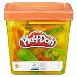 Play-Doh Basisbox mit 5 Dosen Knete und 15 Förmchen, für fantasievolles und kreatives Spielen, ab 3 J