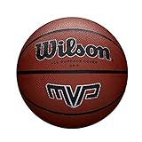 Wilson Outdoor-Basketball, Rauer Untergrund, Asphalt, Granulat, Kunststoffboden, Größe 6, 8 bis 12 Jahre, MVP, B