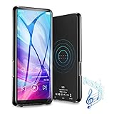 Gueray MP3 Player Bluetooth 5.0 Speicher 8GB mit 3,5 Zoll Touchscreen Tragbarer MP3-Player FM Radio Diktiergerät mit Kopfhörern E-Book Puzzlespiel Video Player Speicher bis zu 128 GB Mög