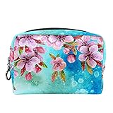 Kosmetiktasche Make-up-Tasche Reise Kosmetiktasche Clutch Geldbörse Kulturbeutel,Japanische Kirschblü