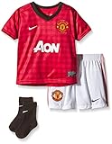 NIKE Baby Trikot Manchester United Infants Kit, diablo red/black/white, 6-9, 479276-623