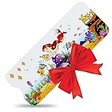 SilverRack Kinder Badewannenmatte DermaSensitivo Soft 100% BPA frei (Meerjungfrau - Links) - Badewanneneinlage rutschfest 100x40 cm für Kinder und Baby - Antirutschmatte Badew