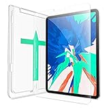XeloTech Schutzglas für iPad Pro 12.9 Zoll (2021, 2020 & 2018) - aus Panzerglas - Extra Kratzfest - Mit Schablone für Positionierung