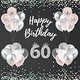 60. Geburtstag Frauen Gästebuch - Alles Gute zum Geburtstag 60: Gästebuch zum 60. Geburtstag. Geburtstagsgeschenk für Frauen. Buch für Glückwünsche und Fotos der Gäste. Erinnerungsbuch zum ausfü