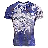 Qienjn Tshirt Herren 3D Druck Kreative Neuheit Muster Rundhals Herren Kurzarm Sommer Stretch Causal Herren Streetwear Wicking Breathable Herren Sportshirt TD69 S