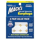 Macks Pillow Soft Moldable Silicone Putty Earplugs 6 Pairs x 3 (18 Pairs)