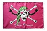 Flaggenfritze Flagge/Fahne Pirat Pirate Princess Prinzessin + gratis Stick