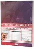 Mein Einzigartiges XXL Vokabelheft: 100+ Seiten, 2 Spalten, Register / Lernerfolge auf jeder Seite zum Abhaken / PR301 'Dunkelrot' / DIN A4 Soft C