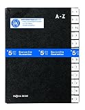 Pagna Pultordner Classic (Pultmappe, 24 Fächer, A-Z) schw