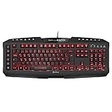 Sharkoon Skiller Pro Plus beleuchtete Gaming Tastatur (Onboard-Speicher, Multi-Key-Rollover-Unterstützung) schw