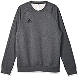 adidas Herren Core 18 Sweat Trainingstop, Dark Grey Heather/Black, M