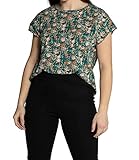 Studio Untold Damen Oversize, Doppelpack, Petrol T-Shirt, Dunkles goldgelb, 50+