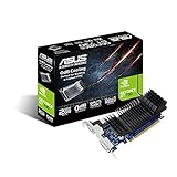 ASUS GeForce GT 730 2GB GDDR5 Low-Profile-Grafikkarte (0dB Passivkühlung, GPU Tweak II, 1x VGA, 1x DVI, 1x HDMI, GT730-SL-2GD5-BRK)