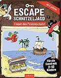 Escape-Schnitzeljagd - Findet den Piratenschatz!: Für ein Event mit 2-12 Kindern | Rundum-sorglos-Paket für den Kindergeburtstag drinnen und drauß