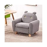 MISS KANG Kindergewebe Sofa Lazy Couch Dicker Sitz Kindergarten Home Cartoon Netter Kleiner Stuhlstuhl 60Zauger; 42 × 58 cm (Farbe: gelb) Qingchunw (Color : Gray)