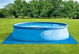 Intex Pool Ground Cloth - Pool Bodenplane - 4,72 m² - Für Easy Set und Frame Pools von 244 - 457