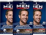 Men Perfect Schwarzkopf 50 Haartönung Hellbraun, hochwertige Haarfarbe gegen graue Haare 3er Pack (3 x 80ml)