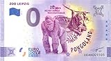 # 0 Euro Schein Deutschland 2021 · Zoo Leipzig · Pongoland · Souvenir o Null € Bank