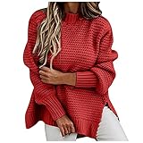 VICIKON Sportbekleidung Damen-Jacken Pulli Pulli Damen Oversize Pullover Damen Wintermantel Damen Warm Wintermantel Damen Casual Langarm Top Outwear Women's Sw