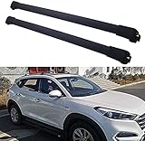 2 Stück Dachträger Crossbar für Hyundai Tucson 2015-2019, Aluminium Hohe Schlagfestigkeit DachbüGel Crossbar Fahrrad DachträGer LastenträGer GrundträGer ZubehöR