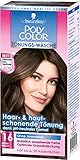 Poly Color Tönungs-Wäsche Haarfarbe, 16 Mittelbraun, 3er Pack (3 x 153 ml)