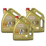 Motorenöl 5W-30 Edge Titanium C3 [3x 5 L] von Castrol (SET1552FD15L) Öl Schmierung Motorenö